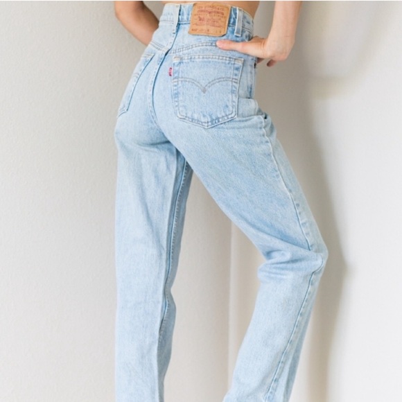 Levi's 512 90s Vintage Light Wash Mom Jeans 7/25” - Picture 14 of 14